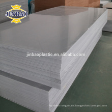 JINBAO extruyó 150 160 hojas rígidas de pvc de densidad industrial